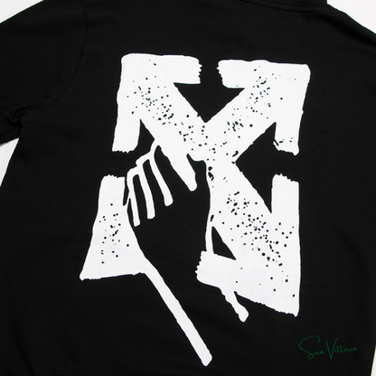 Moletom "Printed Arrows" Off-White
