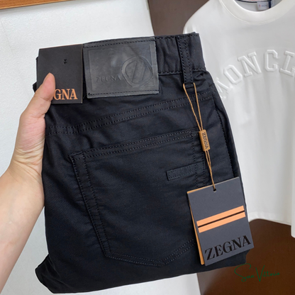 Calça "Gabardine" Slim Fit Zegna