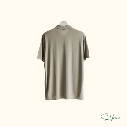 Camisa Polo "Khaki" Loro Piana