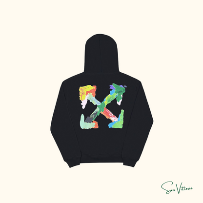 Moletom "Brush Painting" Off-White