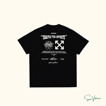 Camiseta "Opposite" Off-White