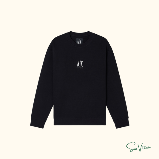 Moletom com Logo Bordado Armani Exchange