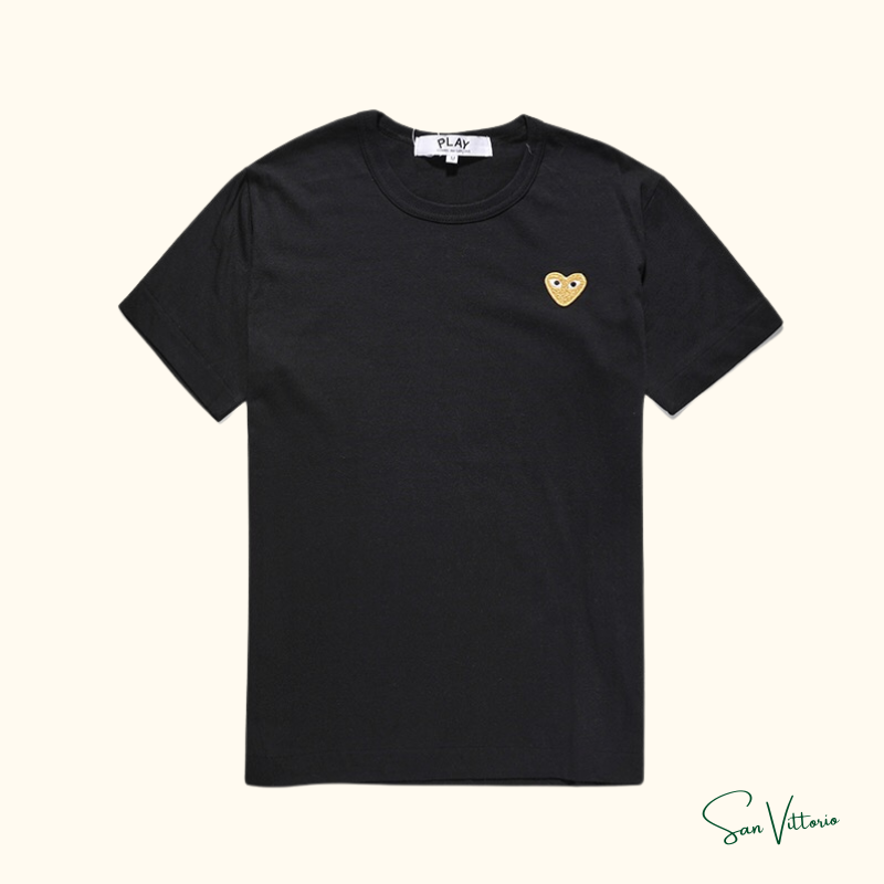 Camiseta "Gold Emblem" CDG