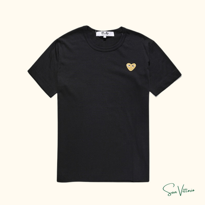 Camiseta "Gold Emblem" CDG