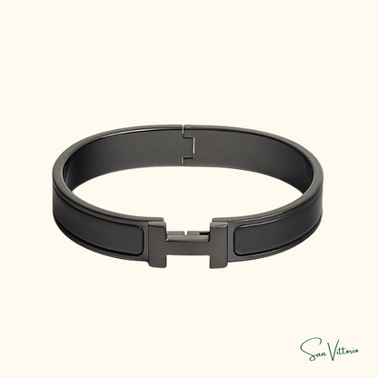 Bracelete "Clic HH So Black" Hermès