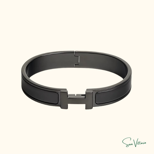 Bracelete "Clic HH So Black" Hermès