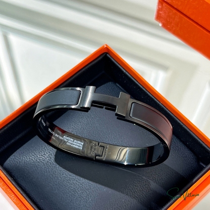 Bracelete "Clic HH So Black" Hermès