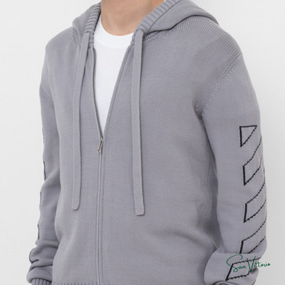 Moletom "Diagonal" Off-White