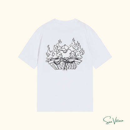 Camiseta "DJ Logo Print" Off-White