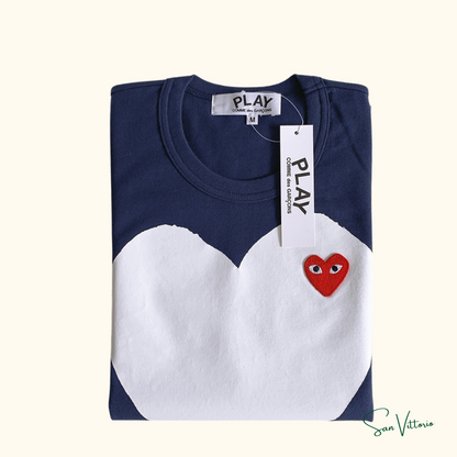 Camiseta "Print Heart Logo" CDG