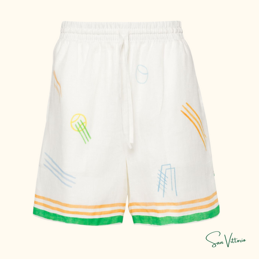 Shorts "Summer Tennis Print" Casablanca
