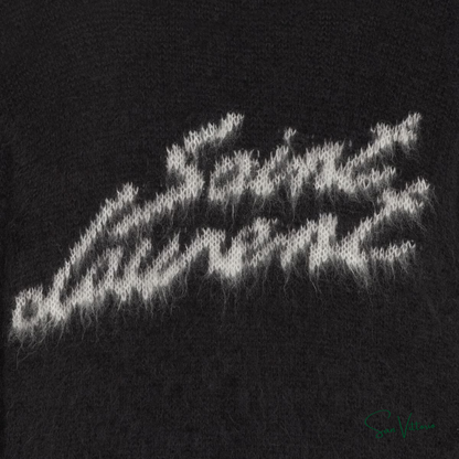 Suéter "Mohair Logo" Saint Laurent
