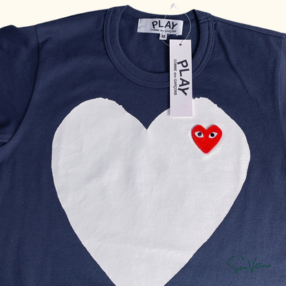 Camiseta "Print Heart Logo" CDG