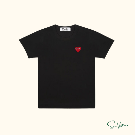 Camiseta "Play Basic" CDG Black (Open Box)