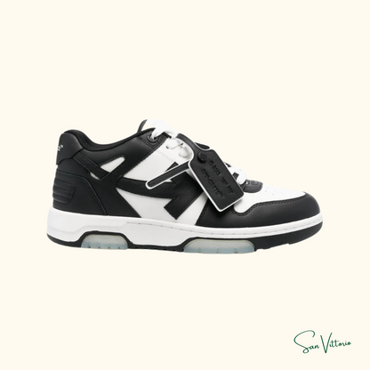 Tênis  Out of Office Calf Leather Black Off-White
