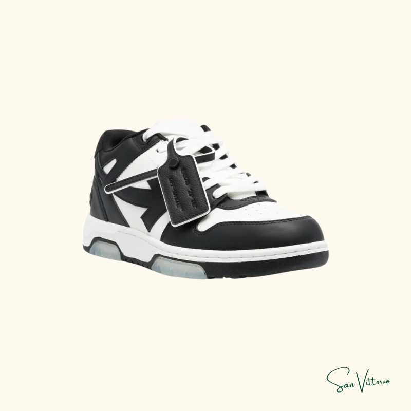 Tênis  Out of Office Calf Leather Black Off-White