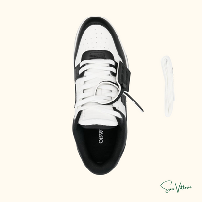Tênis  Out of Office Calf Leather Black Off-White