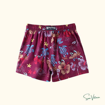 Shorts "Floral Turtle" Vilebrequin