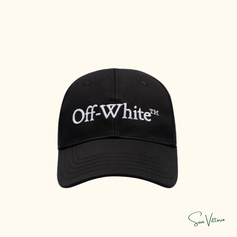 Boné  "Bookish" com logo bordado Off-White