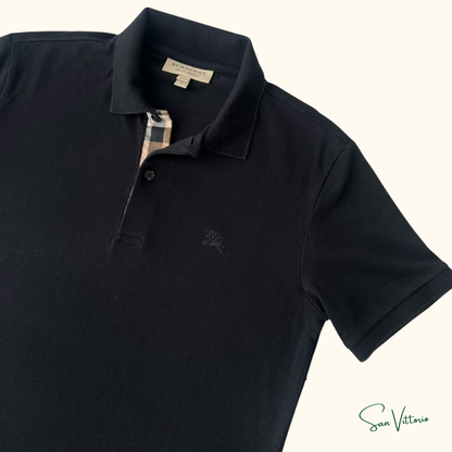 Camisa polo de algodão Burberry