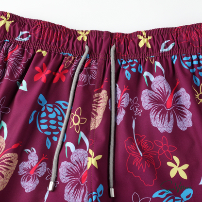 Shorts "Floral Turtle" Vilebrequin