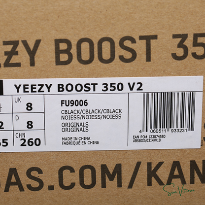 Yeezy Boost 350 V2 "Black" Non-Reflective