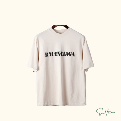 Camiseta "Vintage Logo" Balenciaga