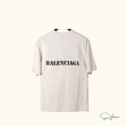 Camiseta "Vintage Logo" Balenciaga