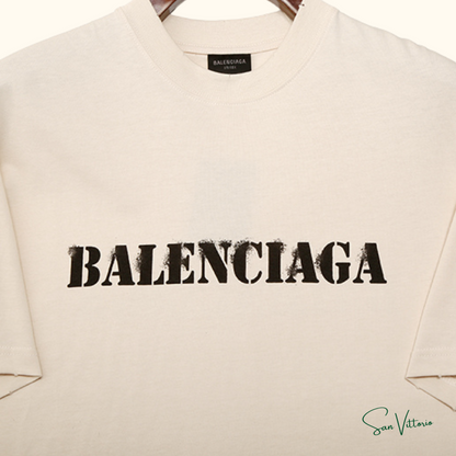 Camiseta "Vintage Logo" Balenciaga