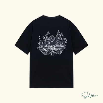 Camiseta "DJ Logo Print" Off-White