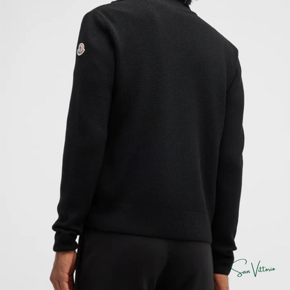 Jaqueta "Cardigan" Moncler com Acolchoado e Lã