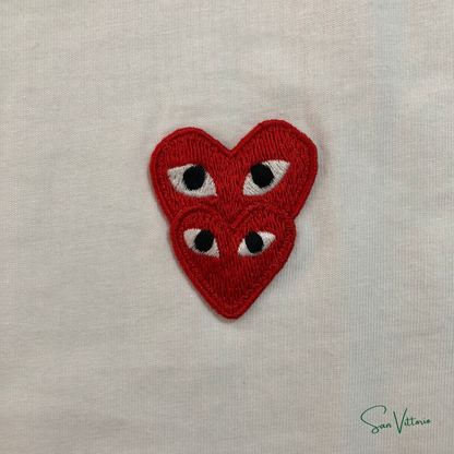 Camiseta "Family Heart" CDG (Open Box)