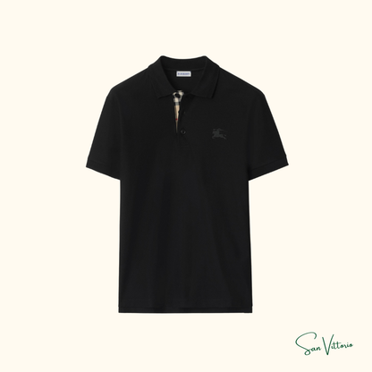 Camisa polo de algodão Burberry