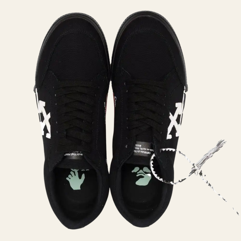 Tênis "Vulcanized Low Canvas" Off-White Preto