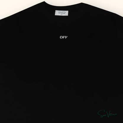 Camiseta "Arrow Stitched" Off-White