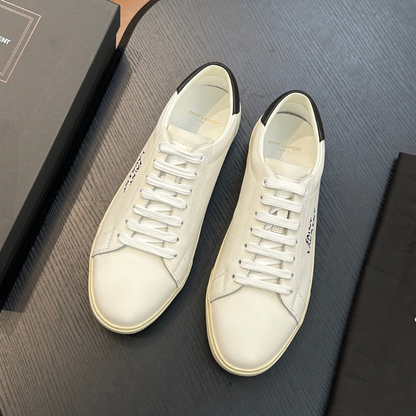 Tênis Cano Baixo Yves Saint Laurent Branco