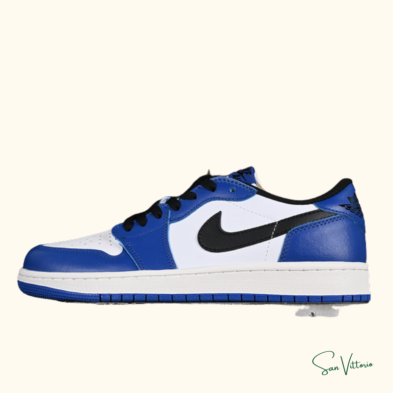 Tênis "Game Royal"  Air Jordan 1 Retro Low