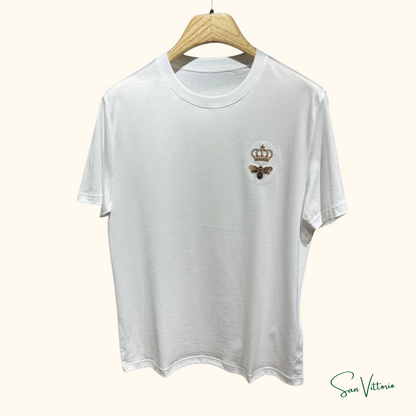 Camiseta "Bee Crown" Dolce & Gabbana