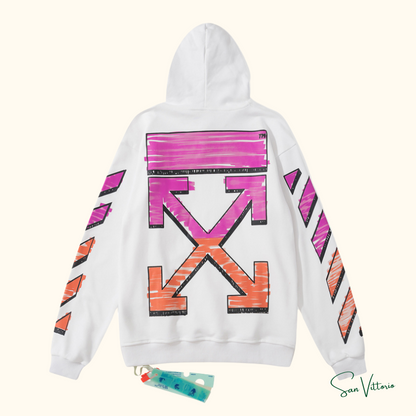 Moletom "Marker Arrows" Off-White
