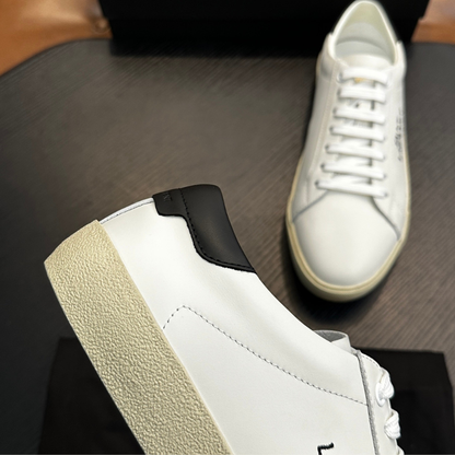 Tênis Cano Baixo Yves Saint Laurent Branco