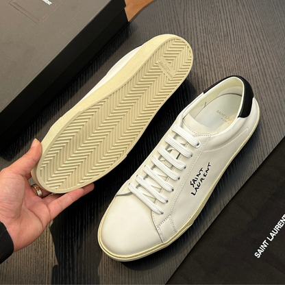 Tênis Cano Baixo Yves Saint Laurent Branco
