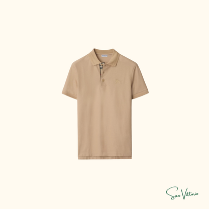 Camisa polo de algodão Burberry