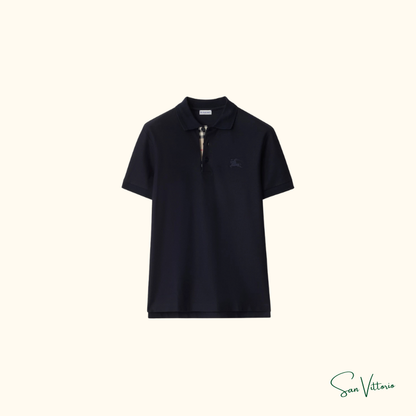 Camisa polo de algodão Burberry