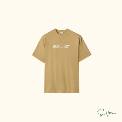 Camiseta de algodão Burberry