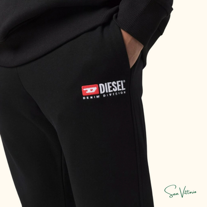 Calça P-Tary-Div com logo bordado - Diesel