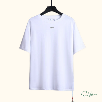Camiseta "Arrow Stitched" Off-White