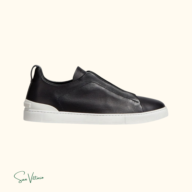 Tênis "Triple Stitch" Zegna Couro