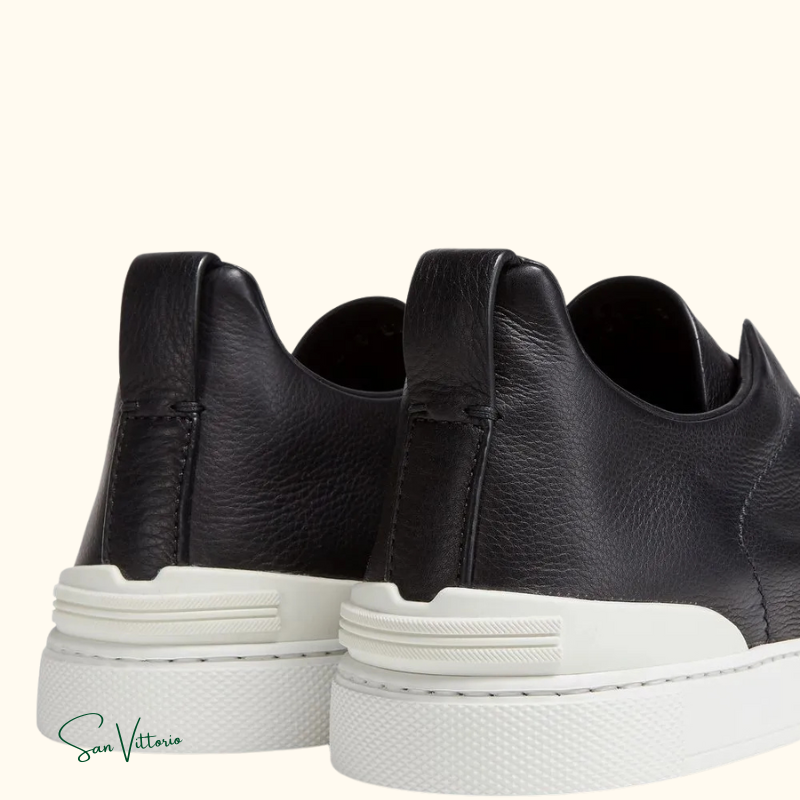 Tênis "Triple Stitch" Zegna Couro